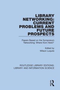 Book Cover for Library Networking by Wilson Luquire