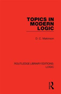 Book Cover for Topics in Modern Logic by David Makinson