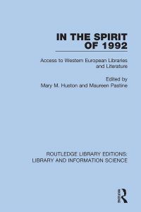 Book Cover for In the Spirit of 1992 by Mary M Huston, Maureen Pastine