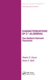 Book Cover for Characterizations of C* Algebras by Robert Doran