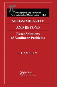 Book Cover for Self-Similarity and Beyond by PL Sachdev