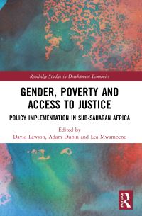 Book Cover for Gender, Poverty and Access to Justice by David Lawson, Adam Dubin, Lea Mwambene