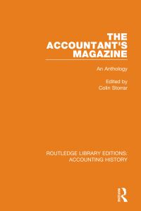 Book Cover for The Accountant's Magazine by Colin Storrar