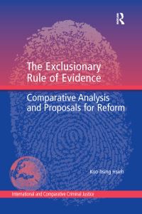 Book Cover for The Exclusionary Rule of Evidence by Kuohsing Hsieh