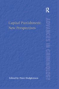 Book Cover for Capital Punishment - New Perspectives by Peter Hodgkinson