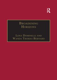 Book Cover for Broadening Horizons by Lena Dominelli, Wanda Thomas Bernard