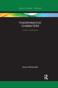 Book Cover for Theophrastus' Characters by Sonia Pertsinidis