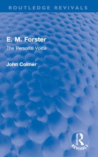 Book Cover for E.M. Forster by John Colmer