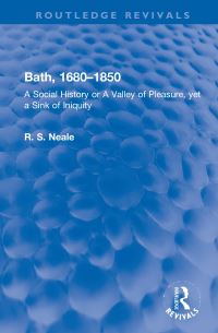 Book Cover for Bath 1680-1850 by R S Neale