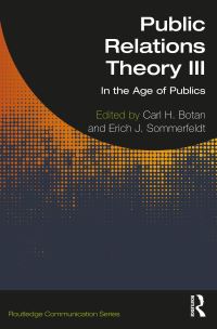 Book Cover for Public Relations Theory III by Carl H. Botan, Erich Sommerfeldt