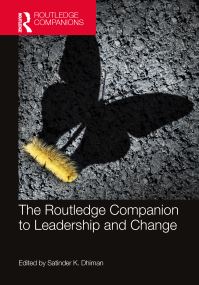 Book Cover for The Routledge Companion to Leadership and Change by Satinder Dhiman
