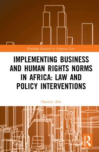 Book Cover for Business, Law and Human Rights in Africa by Oyeniyi Abe