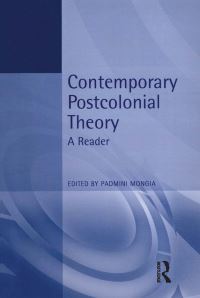 Book Cover for Contemporary Postcolonial Theory by Padmini Mongia