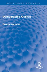 Book Cover for Demographic Analysis by Bernard Benjamin