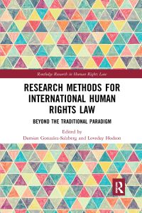 Book Cover for Research Methods for International Human Rights Law by Damian A GonzalezSalzberg, Loveday Hodson