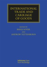 Book Cover for International Trade and Carriage of Goods by Baris Soyer, Andrew Tettenborn