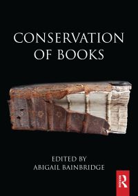 Book Cover for Conservation of Books by Abigail Bainbridge