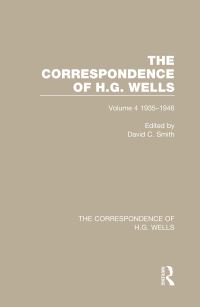 Book Cover for The Correspondence of H.G. Wells. Volume 4 1935-1946 by H G Wells