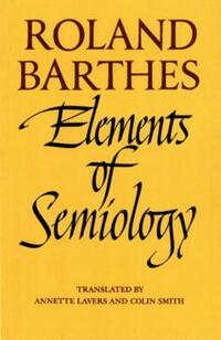 Book Cover for Elements of Semiology by Roland Barthes