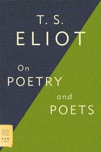 Book Cover for On Poetry and Poets by T S Eliot