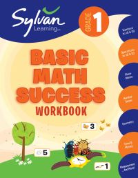 Book Cover for 1st Grade Basic Math Success Workbook First Grade by Sylvan Learning