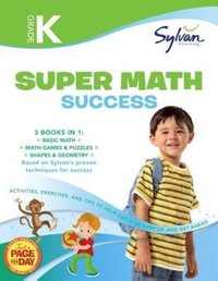 Book Cover for Kindergarten Jumbo Math Success Workbook by Sylvan Learning