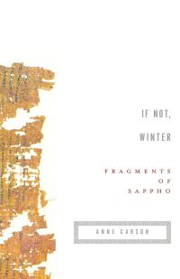 Book Cover for If Not, Winter by Sappho