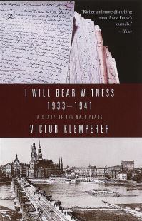 Book Cover for I Will Bear Witness by Victor Klemperer