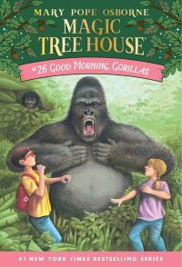 Book Cover for Good Morning, Gorillas by Mary Pope Osborne, Sal Murdocca
