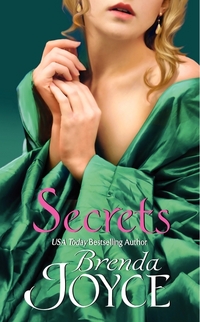 Book Cover for Secrets by Brenda Joyce, Avon Books, Copyright Paperback Collection Library of Congress
