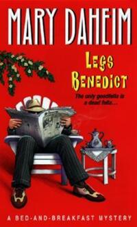 Book Cover for Legs Benedict by Mary Daheim, Copyright Paperback Collection Library of Congress