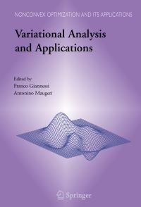 Book Cover for Variational Analysis and Applications by F Giannessi, A Maugeri