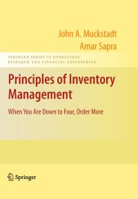 Book Cover for Principles of Inventory Management by J A Muckstadt, Amar Sapra