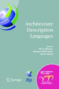 Book Cover for Architecture Description Languages by Workshop on Architecture Description Languages, Pierre Dissaux, International Federation for Information Processing