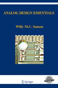Book Cover for Analog Design Essentials by Willy M C Sansen
