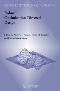 Book Cover for Robust Optimization-Directed Design by Andrew Kurdila, P M Pardalos, Michael Zabarankin