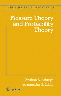 Book Cover for Measure Theory and Probability Theory by Krishna B Athreya, S N Lahiri