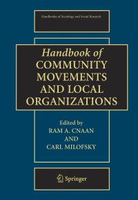 Book Cover for Handbook of Community Movements and Local Organizations by Ram A Cnaan, Carl Milofsky