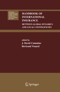 Book Cover for Handbook of International Insurance by J David Cummins, Bertrand Venard