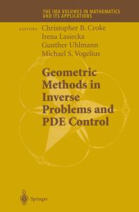 Book Cover for Geometric Methods in Inverse Problems and PDE Control by Christopher B Croke