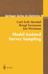 Book Cover for Model Assisted Survey Sampling by CarlErik Särndal, Bengt Swensson, Jan Wretman