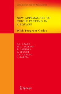 Book Cover for New Approaches to Circle Packing in a Square by Szabó P G