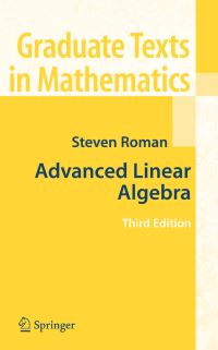 Book Cover for Advanced Linear Algebra by Steven Roman
