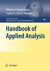 Book Cover for Handbook of Applied Analysis by Nikolaos Socrates Papageorgiou, Sophia Th KyritsiYiallourou