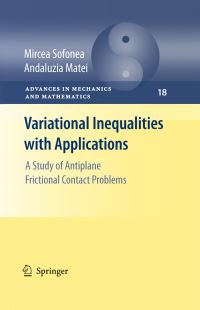 Book Cover for Variational Inequalities With Applications by Mircea Sofonea, Andaluzia Matel