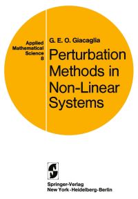 Book Cover for Perturbation Methods in Non-Linear Systems by Georgio Eugenio Oscare Giacaglia