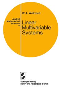 Book Cover for Linear Multivariable Systems by William A Wolovich