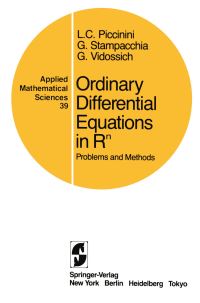 Book Cover for Ordinary Differential Equations in Rn by Livio C Piccinini, Guido Stampacchia, Giovanni Vidossich