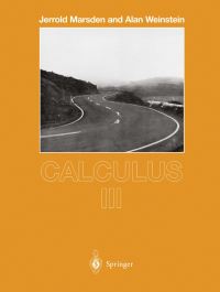 Book Cover for Calculus III by Jerrold E Marsden, Alan Weinstein