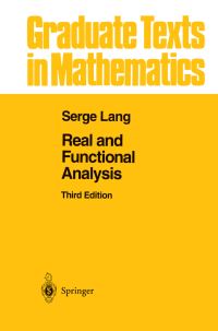 Book Cover for Real Analysis by Serge Lang